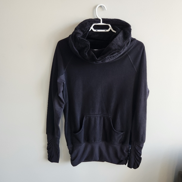 Lululemon Don't Hurry Be Happy Fleece Sweatshirt Sz 6 - Picture 4 of 15